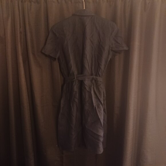 Vintage Talbots Double-Breasted Blazer Dress Irish Linen Size 10 - Picture 4 of 5